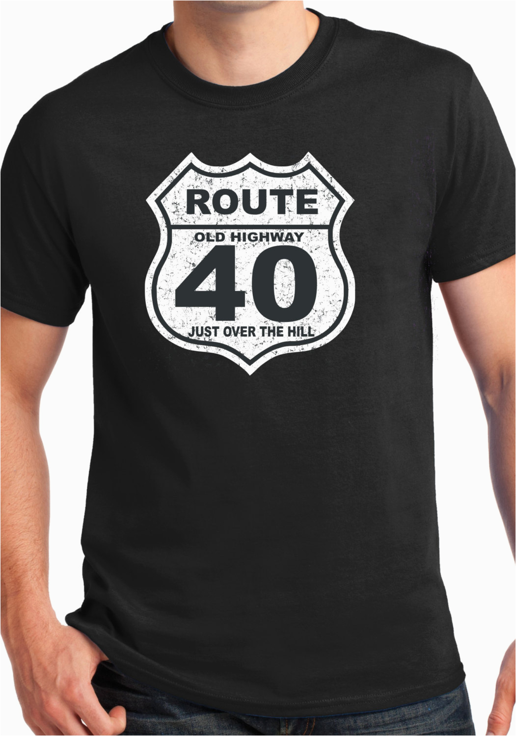 Funny 40th Birthday Gift Ideas for Him 40th Birthday Gift 40 Years Old Over the Hillshirtt Shirt