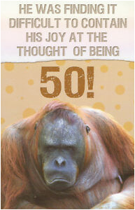 Funny 50th Birthday Ideas for A Man Funny Humorous 50th Birthday Card Male Female 10 X