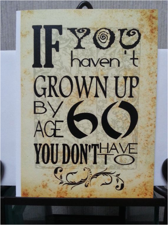 Funny 60th Birthday Gifts for Husband Birthday Card Turning 60 60th Happy Birthday