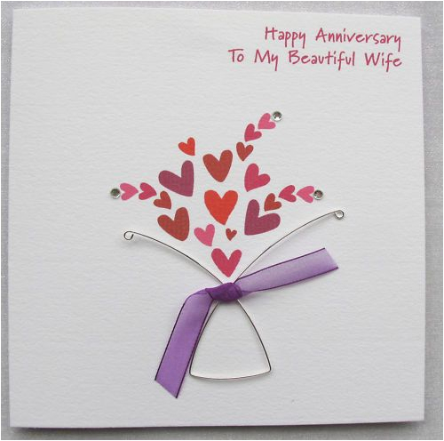 Handmade Birthday Gifts for Husband From Wife Handmade Wedding Anniversary Card Husband Wife Mum Dad In