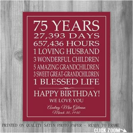 Meaningful 60th Birthday Gifts for Husband 55 Best 75th Birthday Party Ideas Images On Pinterest