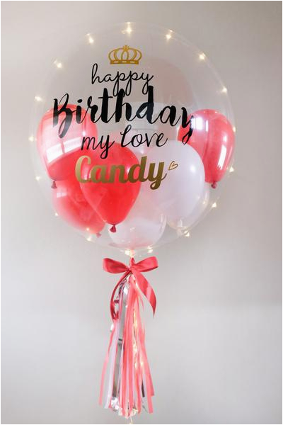 Personalised Gifts for Him Birthday Malaysia Led Personalised 39 Happy Birthday 39 Bubble Balloon Giftr