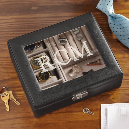 Personalized Birthday Gifts for Husband Usa Personalized Leather Watch Box and Storage Valet Walmart Com