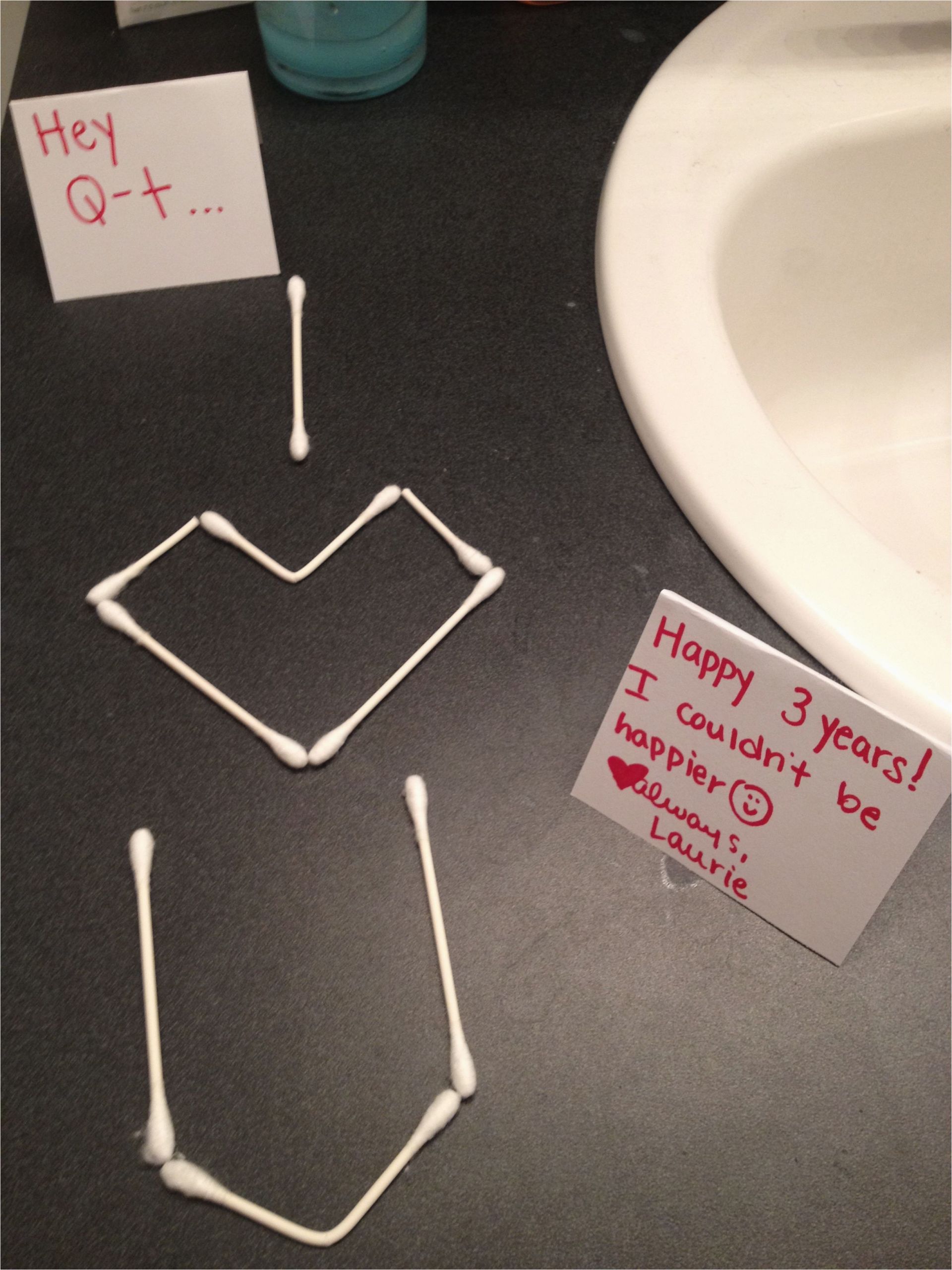 Sweet Birthday Gifts for Husband I Left This In the Bathroom the Night before Our