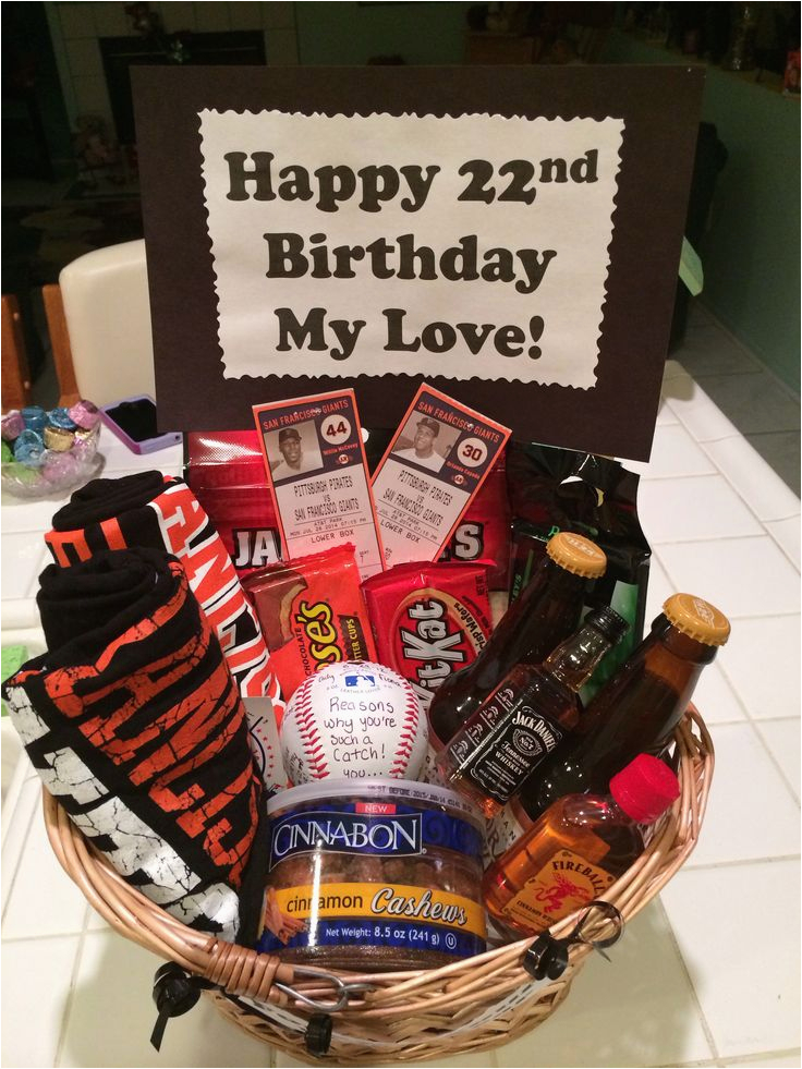 Useful Birthday Gifts for Boyfriend Sf Giants Baseball Gift Basket for My Boyfriend 39 S Birthday