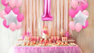 1 Year Baby Birthday Decoration Aliexpress Com Buy Fengrise 25pcs 1st Birthday Balloons