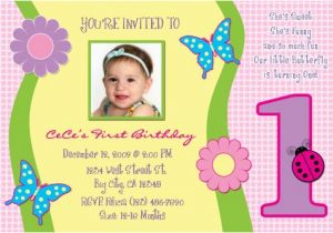 1 Year Old Birthday Invitation Card Sample Free One Year Old Birthday Invitations Template Free