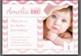 1 Year Old Birthday Invitation Card Sample Free One Year Old Birthday Invitations Template Free