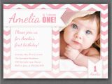 1 Year Old Birthday Invitation Card Sample Free One Year Old Birthday Invitations Template Free