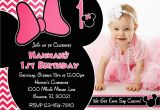 1 Year Old Birthday Invitation Card Sample One Year Old Birthday Party Invitations Oxsvitation Com