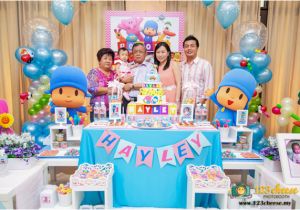 1 Year Old Birthday Party Decorations Baby 39 S One Year Old Birthday Celebration Pocoyo theme