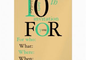 10 Year Old Boy Birthday Invitations 40th Birthday Ideas 10 Year Old Birthday Invitation Templates