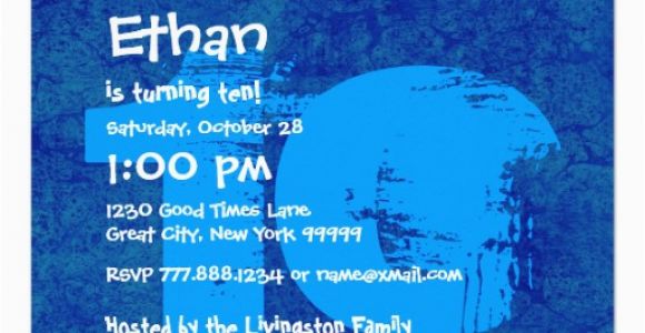 10 Year Old Boy Birthday Invitations Free Printable 10 Year Old Birthday Invitations Free