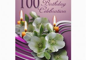 100 Birthday Invitation Cards 100th Birthday Celebration Invitation Cards Zazzle