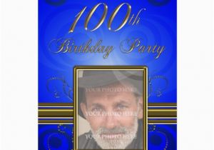 100 Birthday Invitation Cards 100th Birthday Party Invitation Zazzle