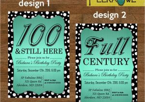 100 Birthday Invitation Cards Printable Diy Dots 100th Birthday Invitation Card 100th