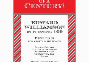 100 Birthday Invitation Wording Celebration Of A Century 100th Invitations Paperstyle