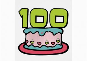 100 Year Old Birthday Card 100 Year Old Birthday Cake Greeting Card Zazzle