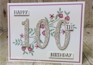 100th Birthday Card Ideas Stamping Inferno Number Of Years for What Will You Stamp