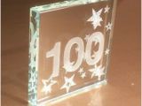 100th Birthday Gifts for Him Happy 100th Birthday Gift Ideas Spaceform Glass token