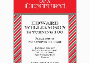 100th Birthday Invitation Wording Celebration Of A Century 100th Invitations Paperstyle