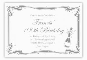 100th Birthday Party Invitation Wording 100th Birthday Party Invitations A Birthday Cake