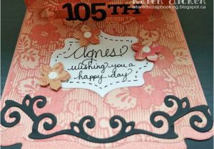 105th Birthday Card Altered Scrapbooking Happy 105th Birthday Agnes