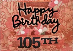 105th Birthday Card Altered Scrapbooking Happy 105th Birthday Agnes