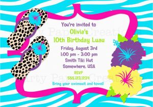 10th Birthday Party Invitation Wording Ideas 10th Birthday Party Invitations Cimvitation