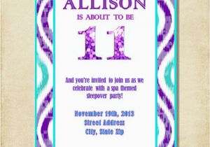 11th Birthday Invitation Wording 14 Best Images About 11th Birthday On Pinterest