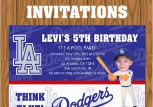 12 Los Angeles Lakers Birthday Ticket Invitations Invitations Items Similar to Los Angeles Dodgers Baseball theme