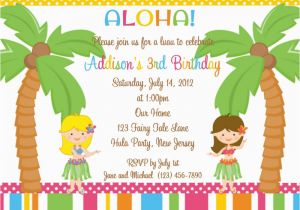 12th Birthday Invitation Wording Luau Party Invitations Wording Party Xyz