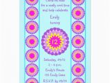 12th Birthday Invitation Wording Personalized 12 Birthday Party Invitations