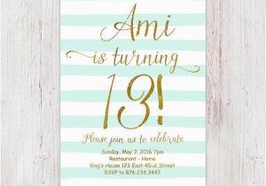 13 Year Old Birthday Party Invitations Best 25 Teen Birthday Invitations Ideas On Pinterest