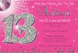 13th Birthday Card Template Free 13th Birthday Invitation Template orderecigsjuice Info