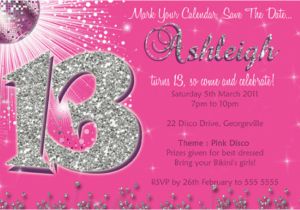 13th Birthday Card Template Free 13th Birthday Invitation Template orderecigsjuice Info