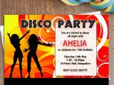 13th Birthday Dance Party Invitations 10 Personalised Disco Dance Birthday Party Invitations N1