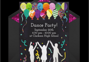 13th Birthday Dance Party Invitations Free Dance Party Invitations Free Party Invitations
