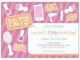 13th Birthday Invitation Wording Samples Girly Party Tween Birthday Party Invitations Paperstyle