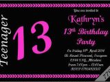 13th Birthday Invitations Boy 10 X Personalised Teenager 13th Boys Girls Birthday