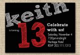 13th Birthday Invitations Boy 13th Birthday Party Invitation Ideas Bagvania Free