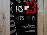 13th Birthday Invitations Boy Teen Boy 39 S Birthday Invitation Let 39 S Party Printable