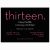 13th Birthday Invitations Boy Thirteen Pink On Black 13th Birthday Invitations Paperstyle