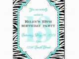 13th Birthday Party Invitation Wording 13th Birthday Party Invitation Girl Birthday Invitation
