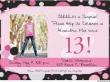 13th Birthday Party Invitation Wording 13th Birthday Party Invitation Wording Cimvitation