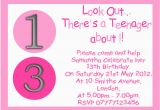 13th Birthday Party Invitation Wording Personalised Boys Girls Teenager 13th Birthday Party