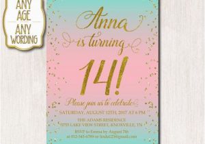 14th Birthday Party Invitations 14th Birthday Invitation Ideas orderecigsjuice Info