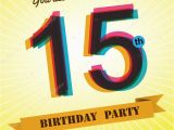 15 Birthday Party Invitations 15 Narozenin Strana Vyzvat Sablony Design V Retro Stylu