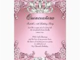 15 Birthday Party Invitations Quinceanera Pink 15th Birthday Party Card Zazzle Com