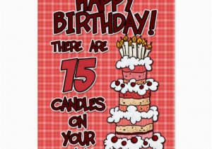 15 Year Old Birthday Card Happy Birthday 15 Years Old Greeting Card Zazzle